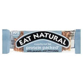 Eat Natural Protein Packed Crunchy Nut Bar with Peanuts and Chocolate 45g (Case of 12)  Adomoo